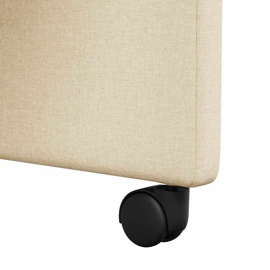 Blagovačke stolice s kotačima 2 pcs Krema 57 x 67 x 95 cm