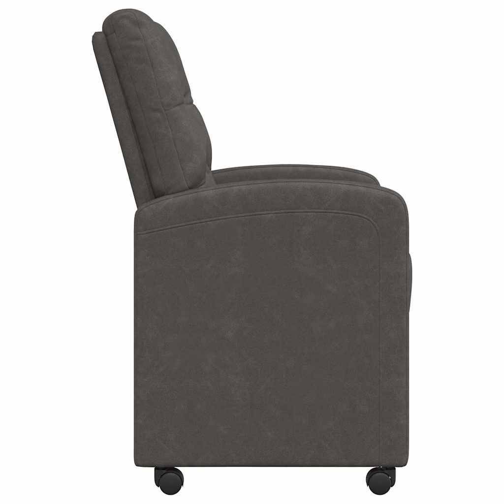 Blagovačke stolice s kotačima 2 pcs Crna 58 x 67 x 97 cm