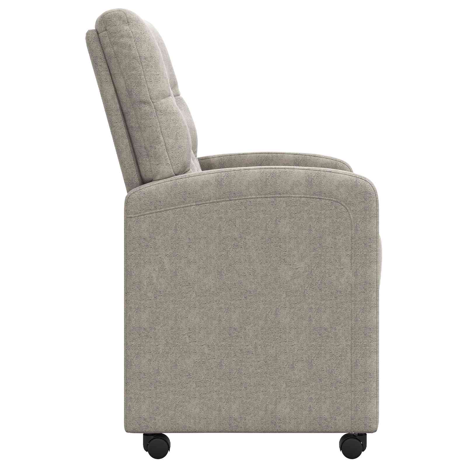 Blagovačke stolice s kotačima 2 pcs Svjetlosiva 58 x 67 x 97 cm
