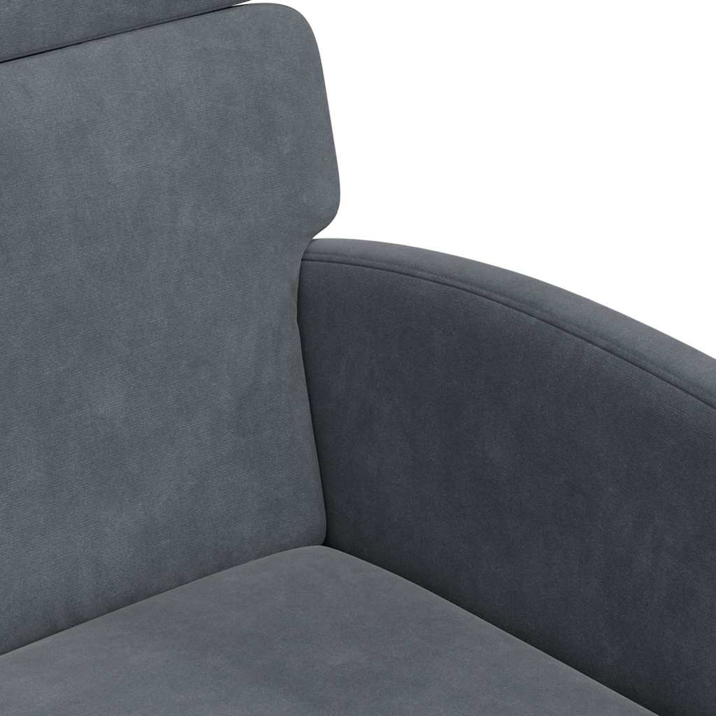 Blagovačke stolice s kotačima 2 pcs Tamno siva 58 x 65 x 98 cm