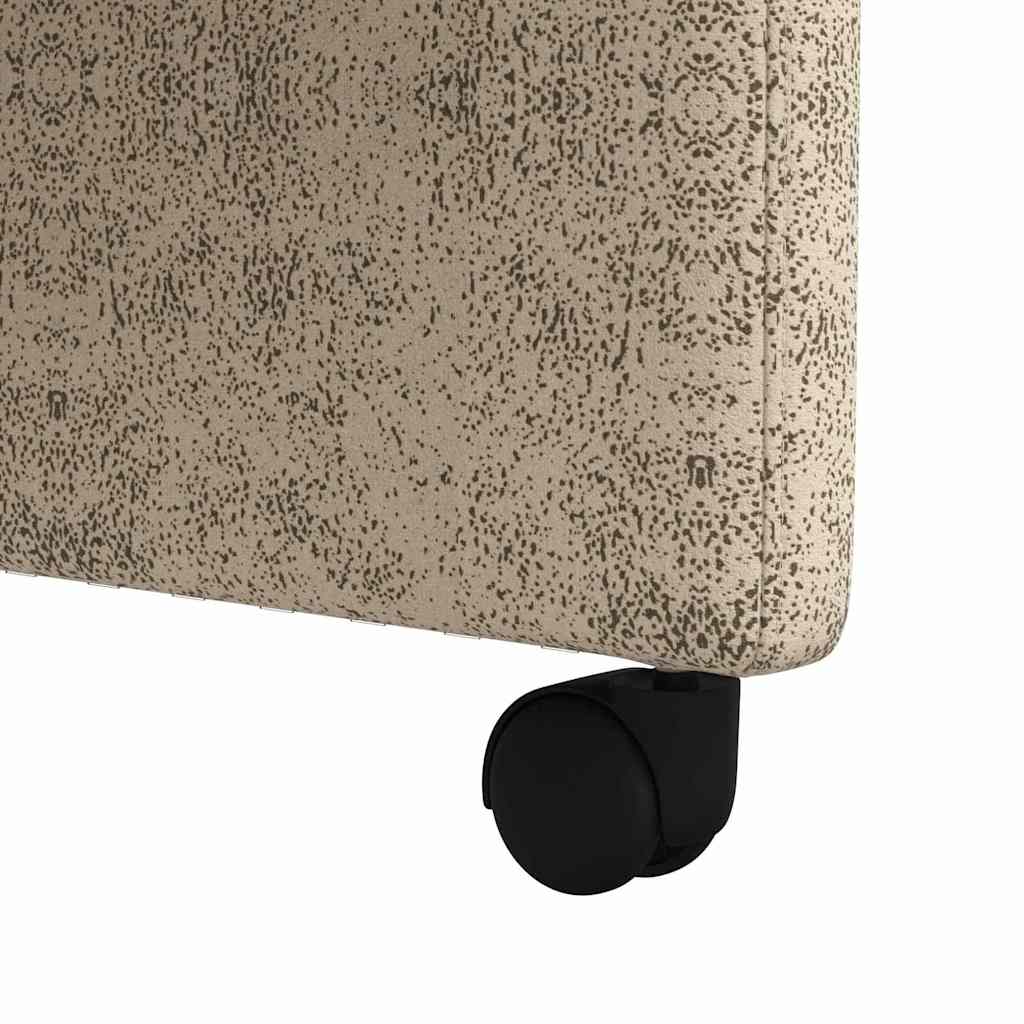 Blagovačke stolice s kotačima 2 pcs Svjetlosiva 58 x 67 x 97 cm