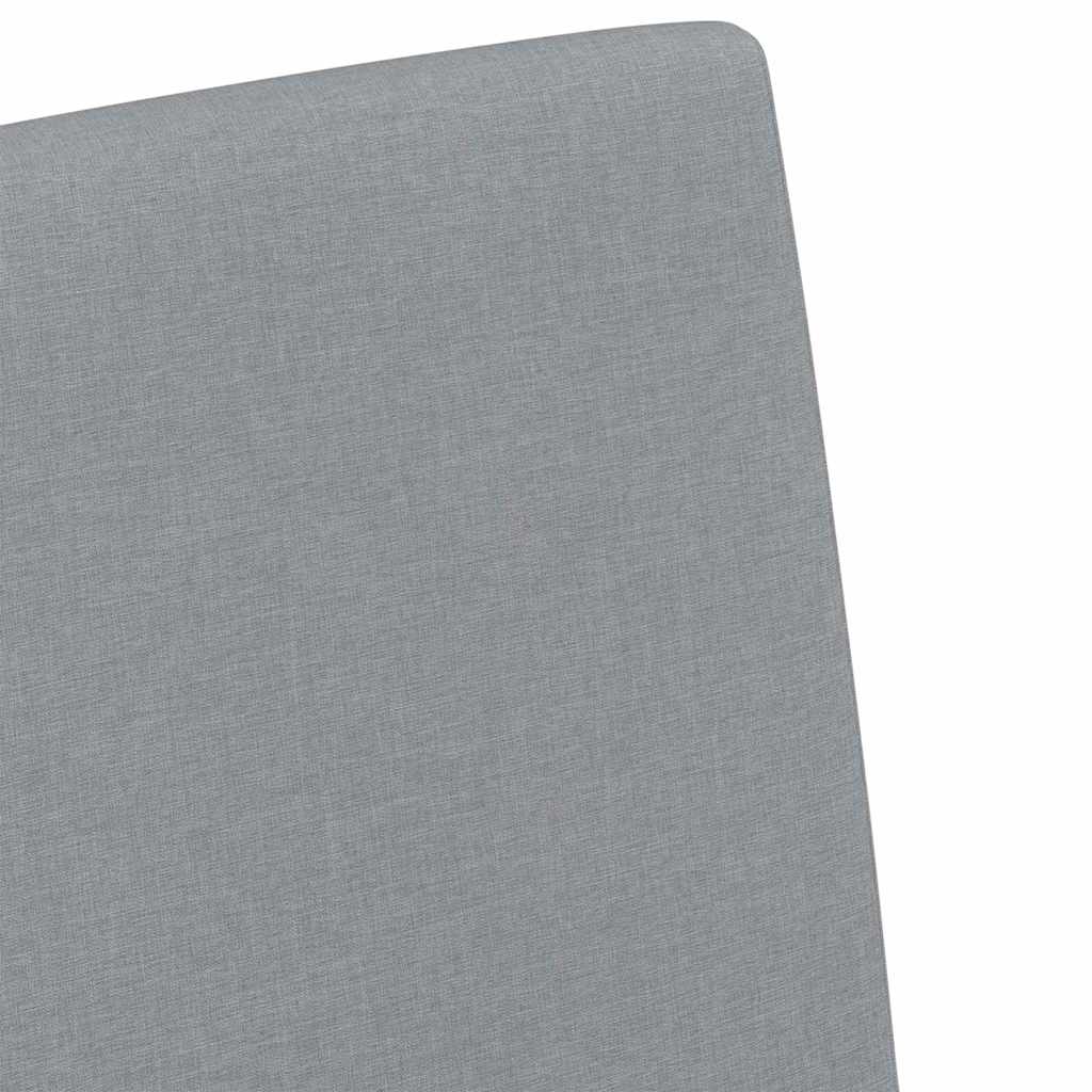 Trpezarijske stolice 2 pcs Svjetlosiva 57 x 67 x 95 cm tkanina