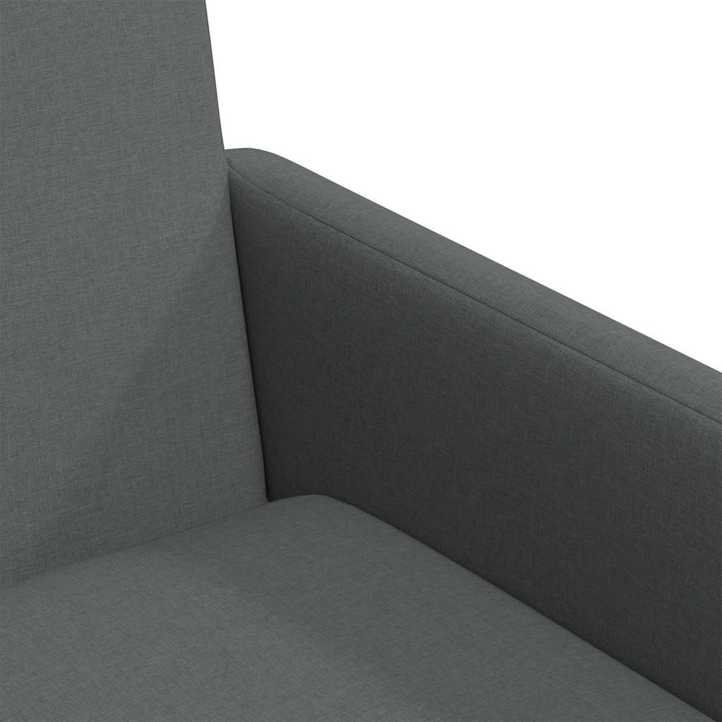 Trpezarijske stolice 2 pcs Tamno siva 57 x 67 x 95 cm tkanina