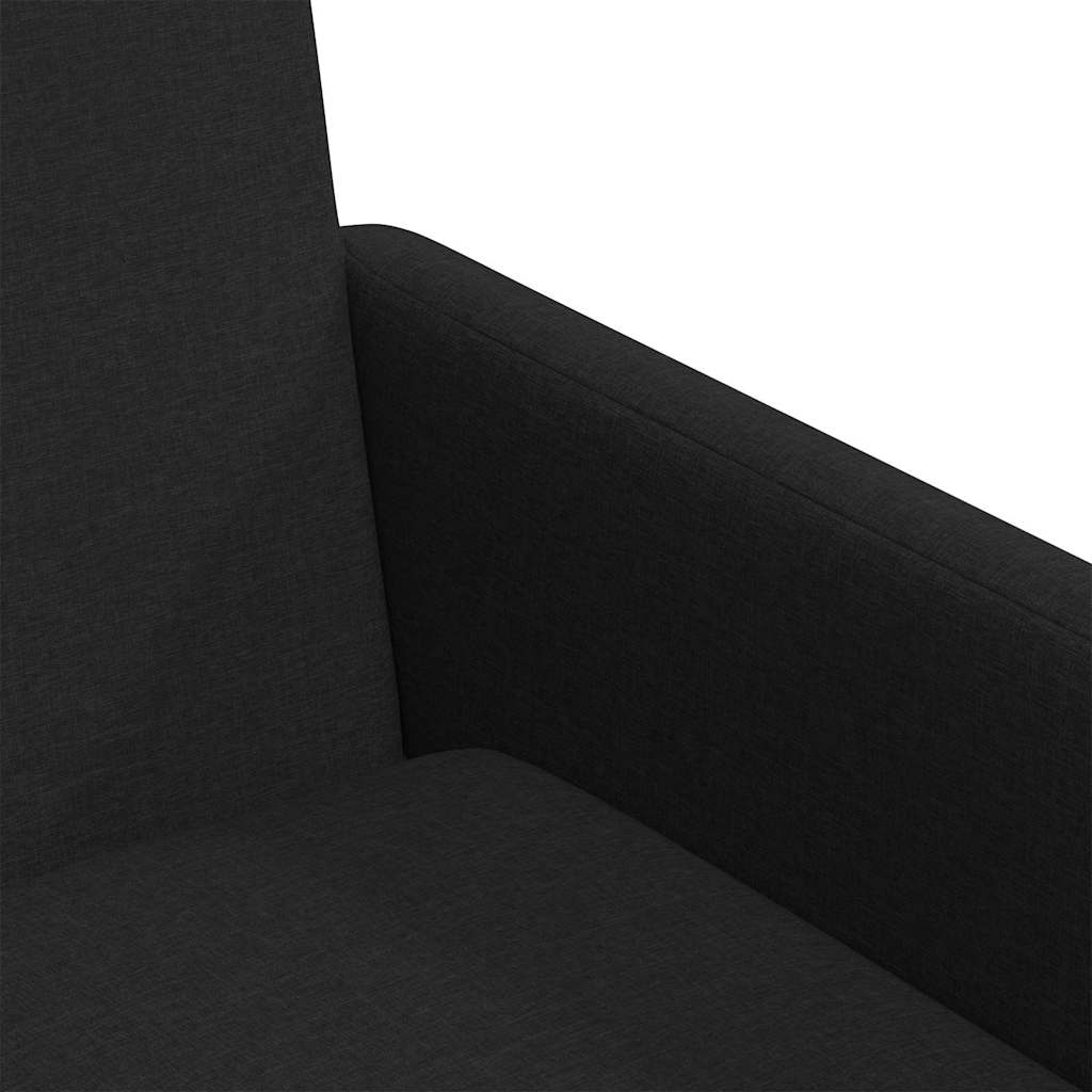 Trpezarijske stolice 2 pcs Crna 57 x 67 x 95 cm tkanina