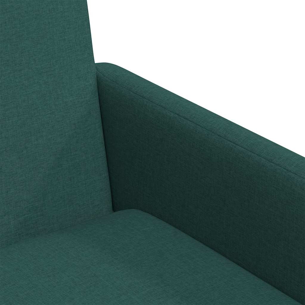 Trpezarijske stolice 2 pcs Tamnozelena 57 x 67 x 95 cm tkanina