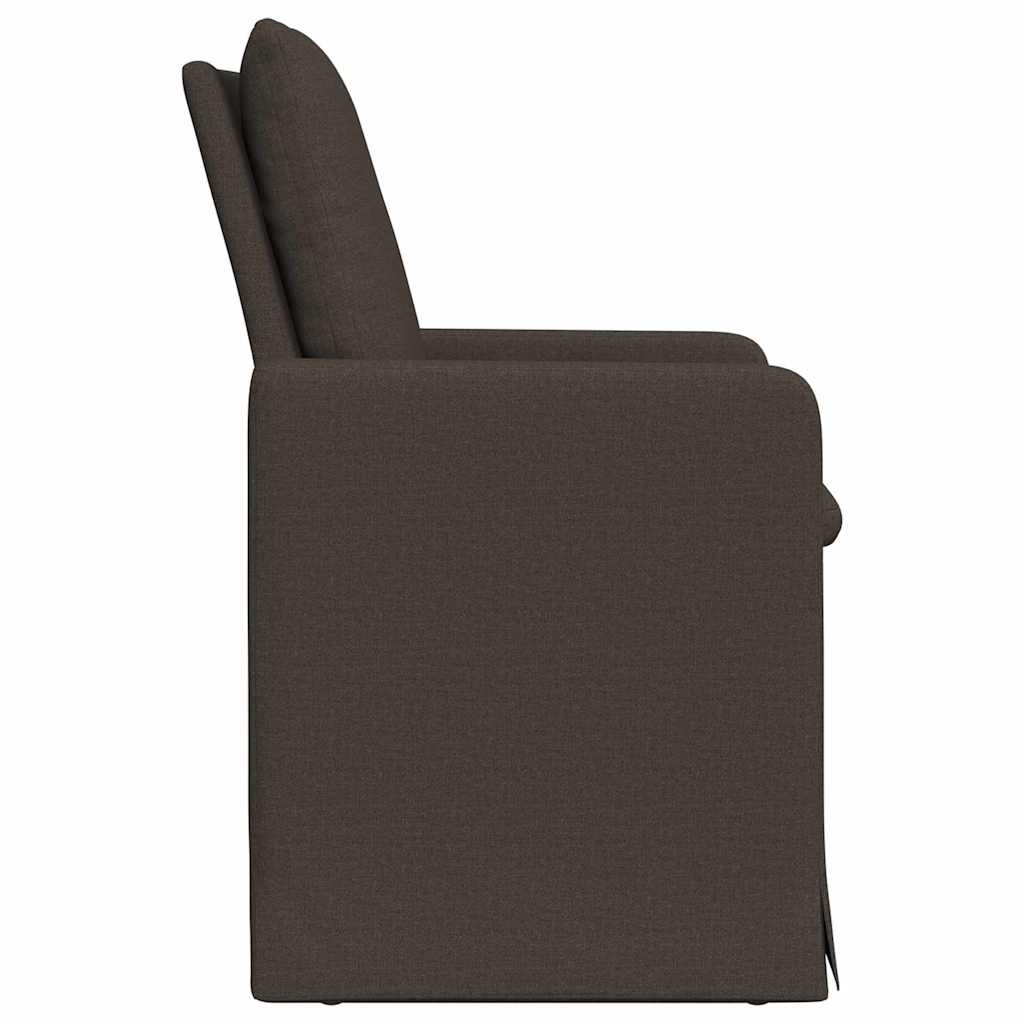 Trpezarijske stolice 2 pcs Tamno siva 57 x 67 x 98 cm