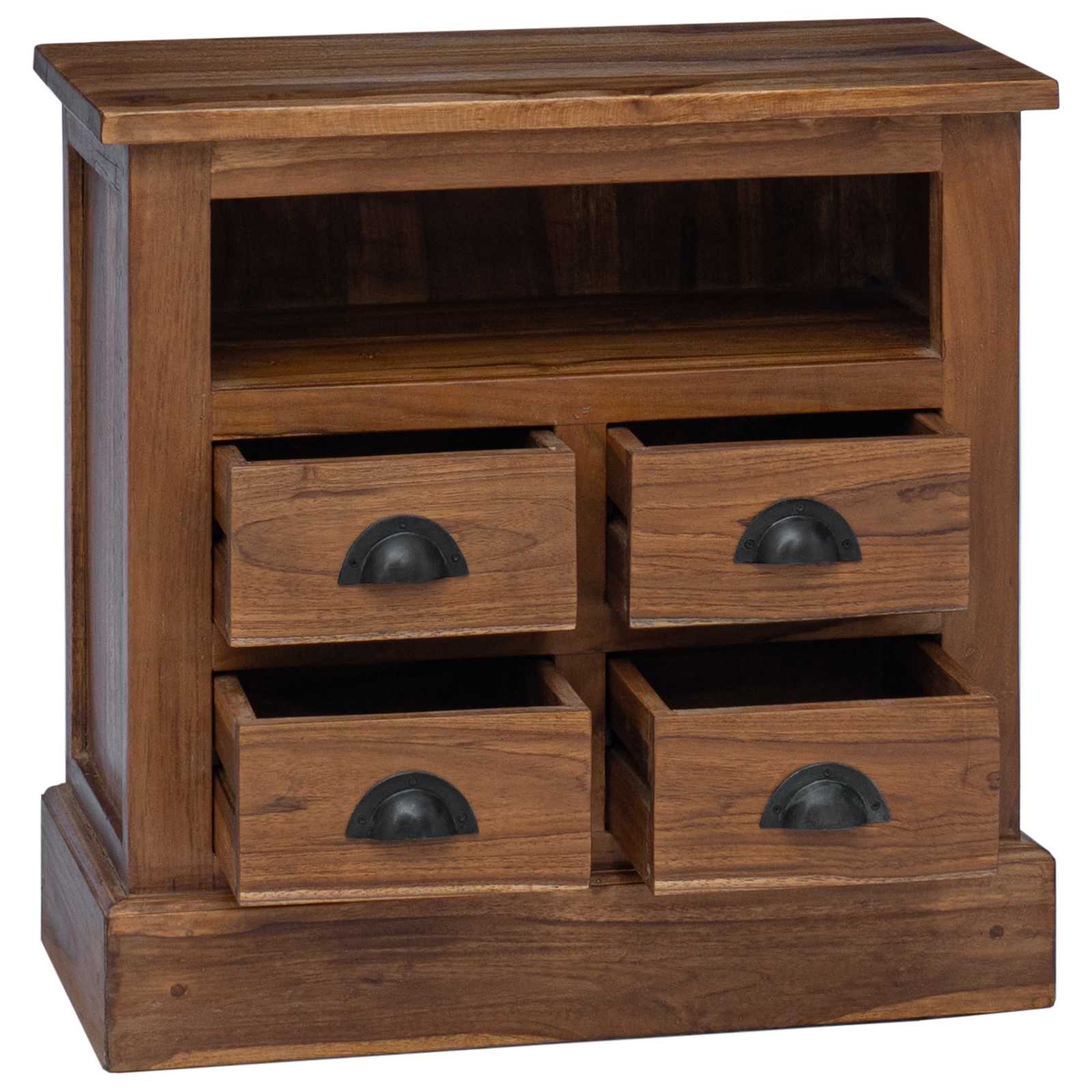 Ormarić za pohranu Prirodna 60 x 30 x 60 cm Čvrsto teak drvo