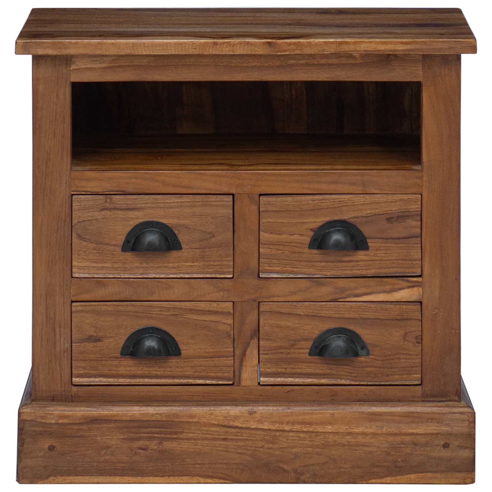 Ormarić za pohranu Prirodna 60 x 30 x 60 cm Čvrsto teak drvo