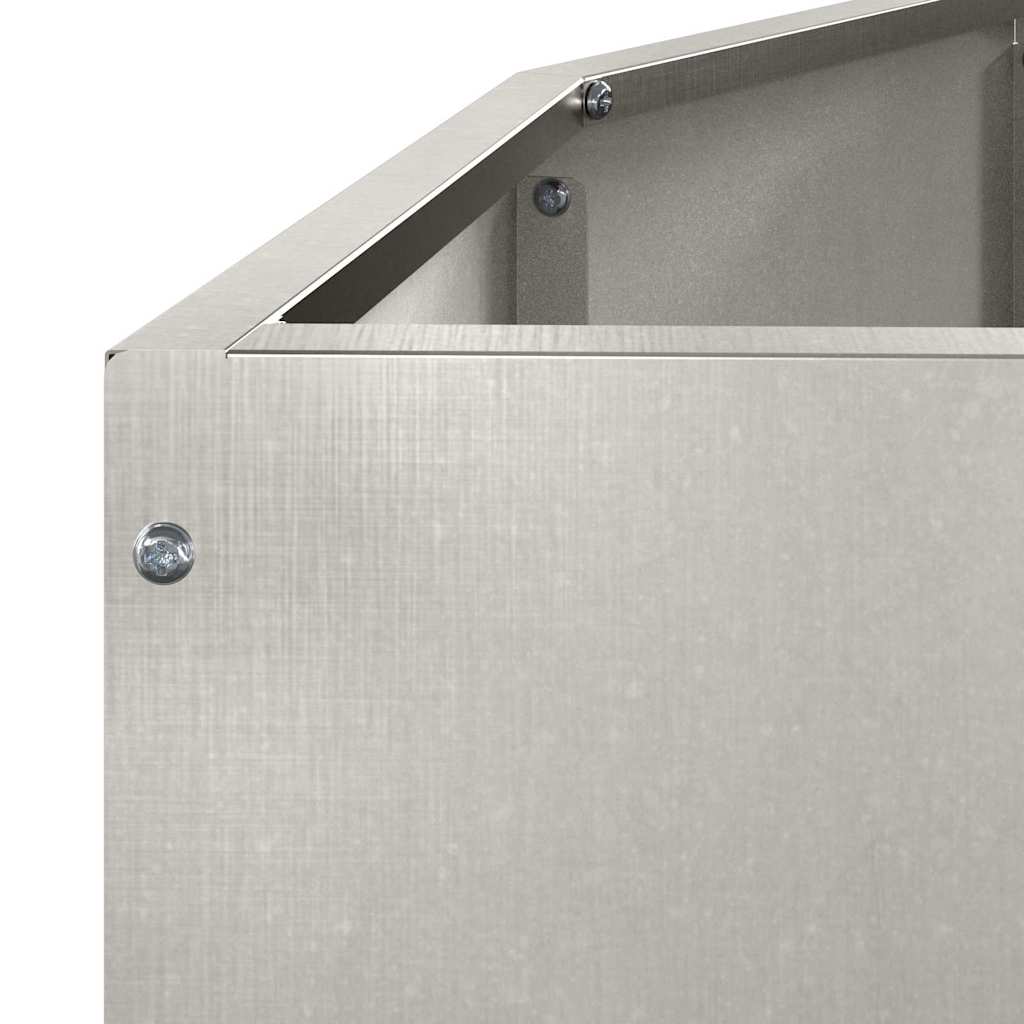 Sadilica Srebrno 120 x 60 x 35 cm Nehrđajući čelik