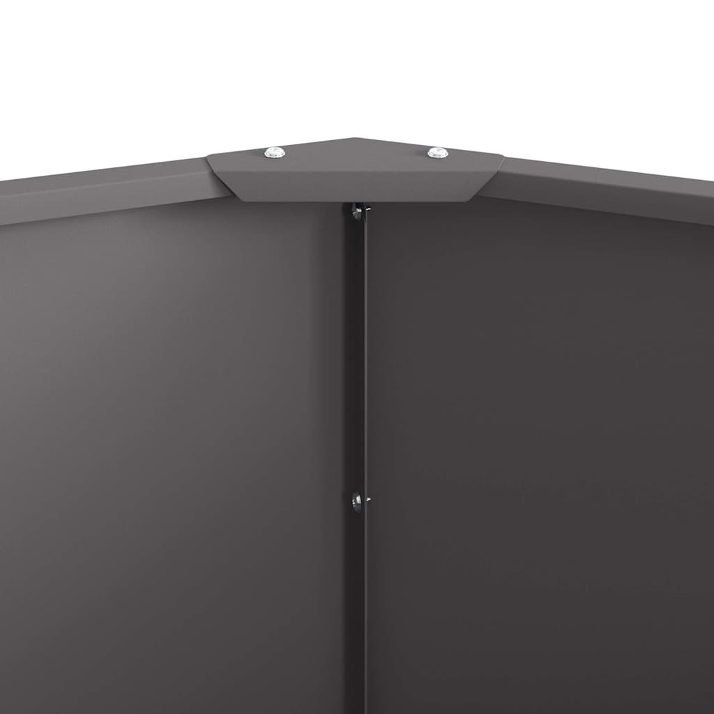 Sadilica Crna 90 x 90 x 50 cm Čelik