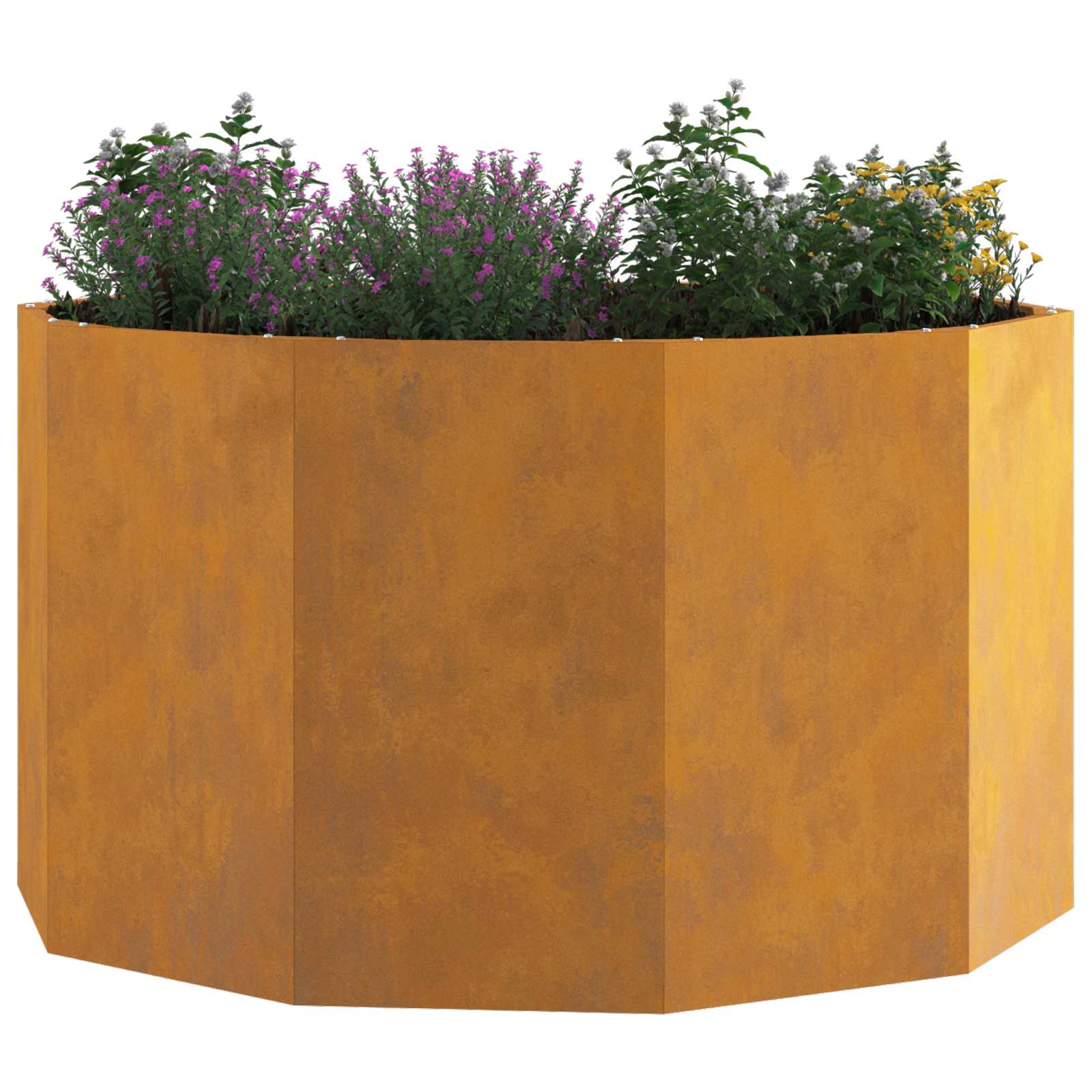 Sadilica Rđa 90 x 90 x 50 cm Čelik otporan na vremenske uvjete