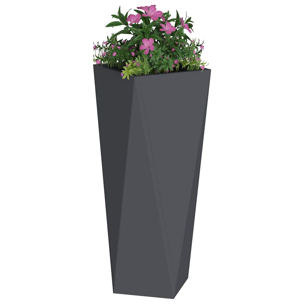 Sadilica 2 pcs Antracit 30 x 30 x 75 cm Čelik