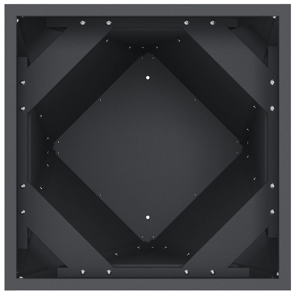 Sadilica 2 pcs Antracit 30 x 30 x 75 cm Čelik