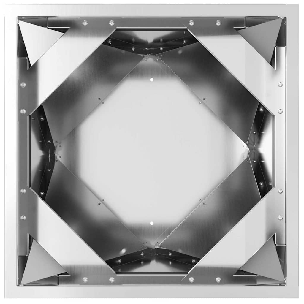 Sadilica Srebrno 40 x 40 x 75 cm Cinkani čelik