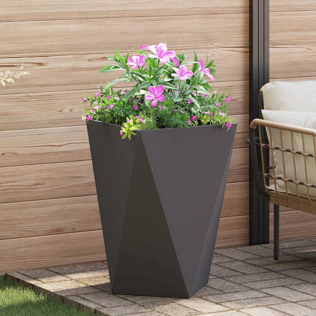 Sadilica 2 pcs Crna 50 x 50 x 75 cm Čelik