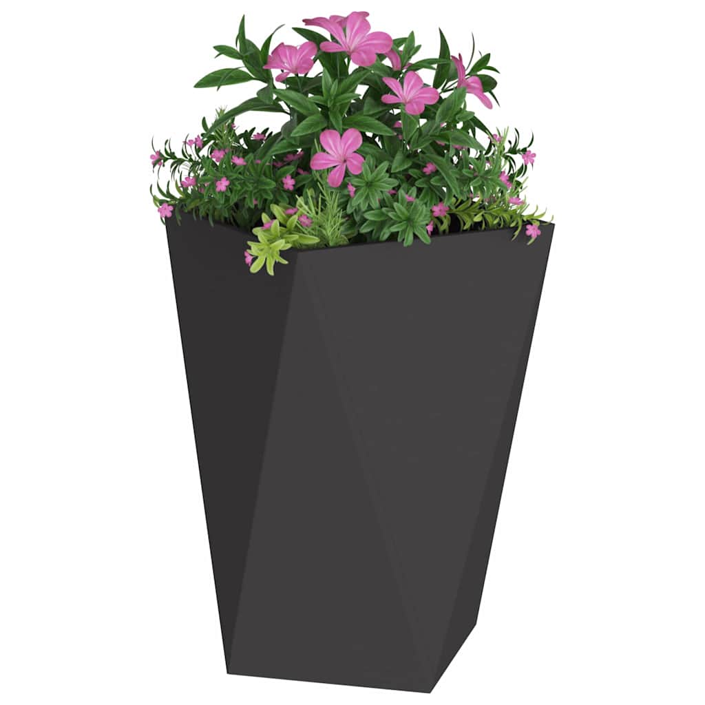 Sadilica 2 pcs Crna 50 x 50 x 75 cm Čelik