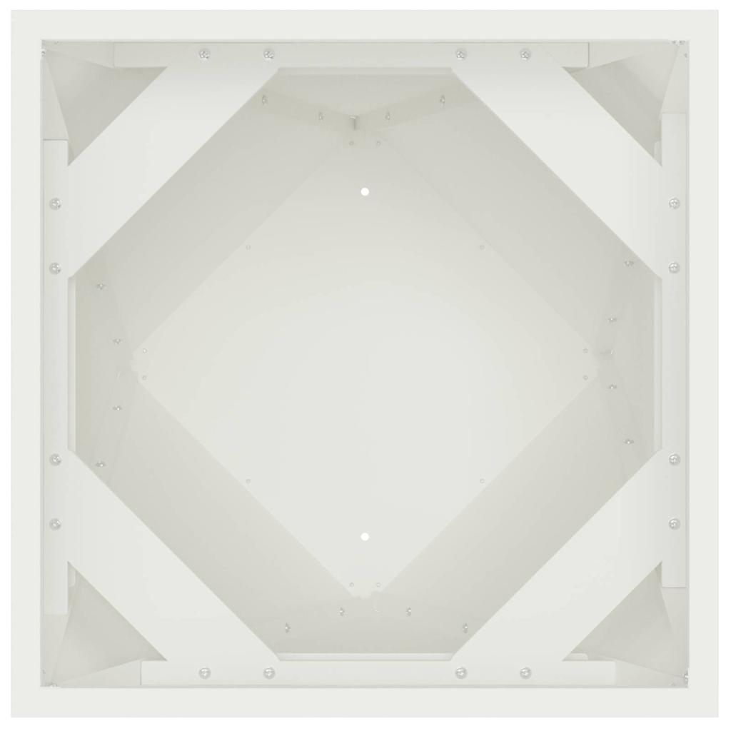 Sadilica 2 pcs Bijelo 50 x 50 x 75 cm Čelik