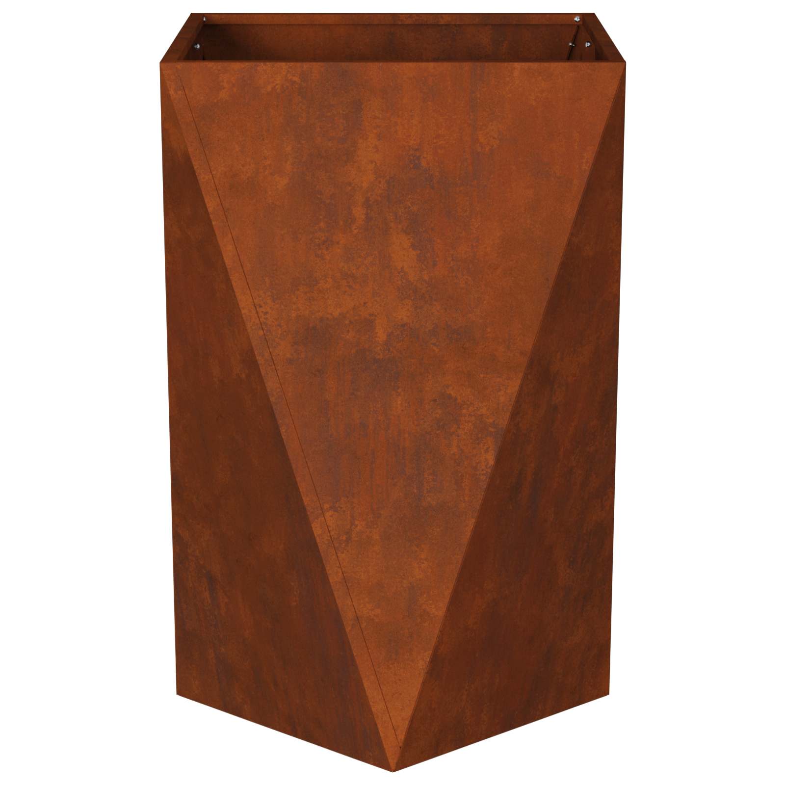 Sadilica Rđa 50 x 50 x 75 cm Čelik otporan na vremenske uvjete