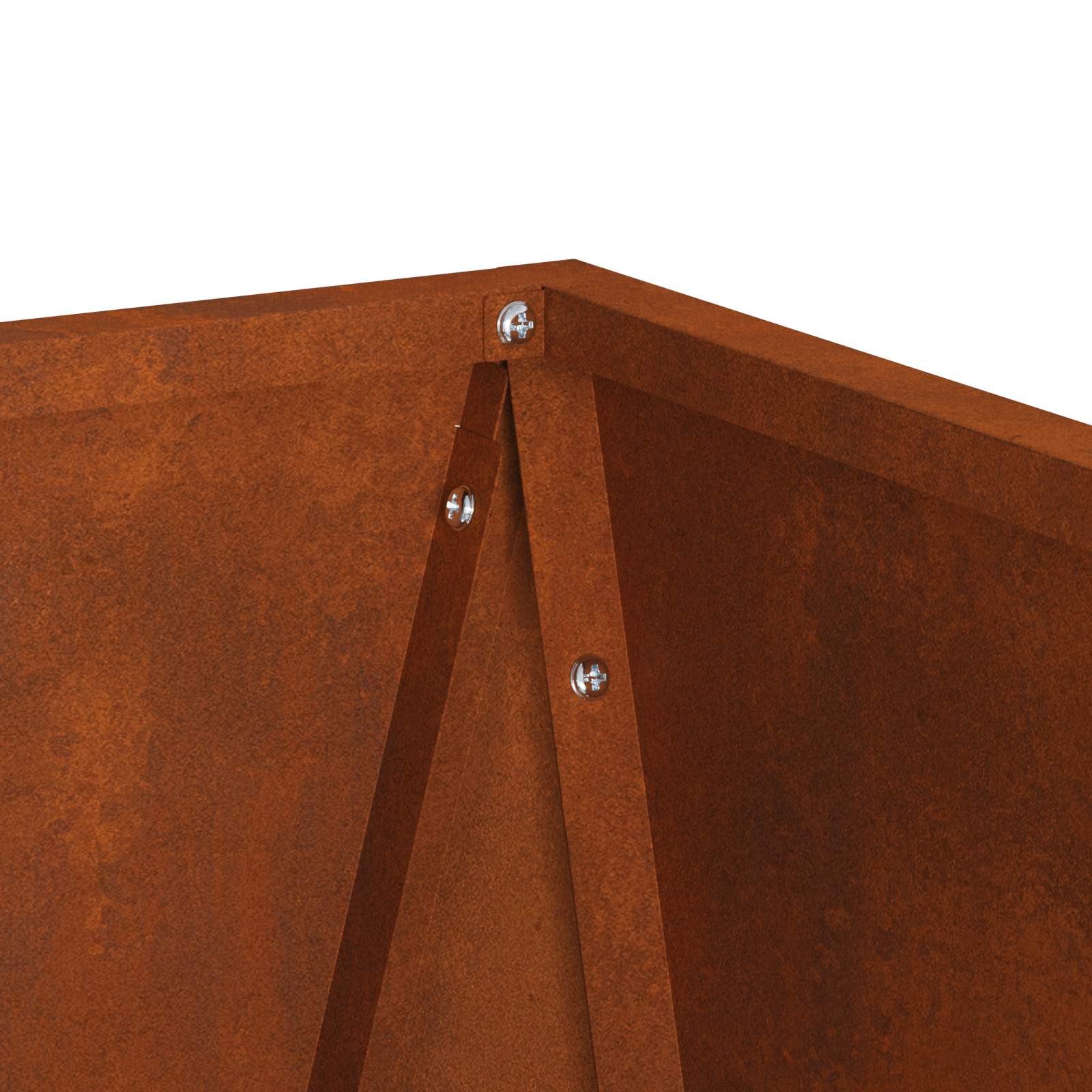 Sadilica 2 pcs Rđa 50 x 50 x 75 cm