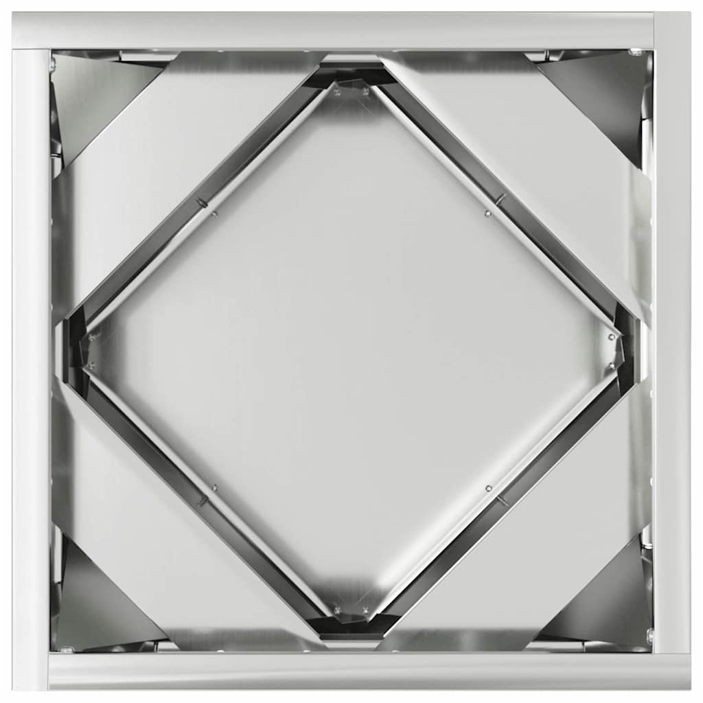 Sadilica 2 pcs Srebrno 30 x 30 x 30 cm Cinkani čelik