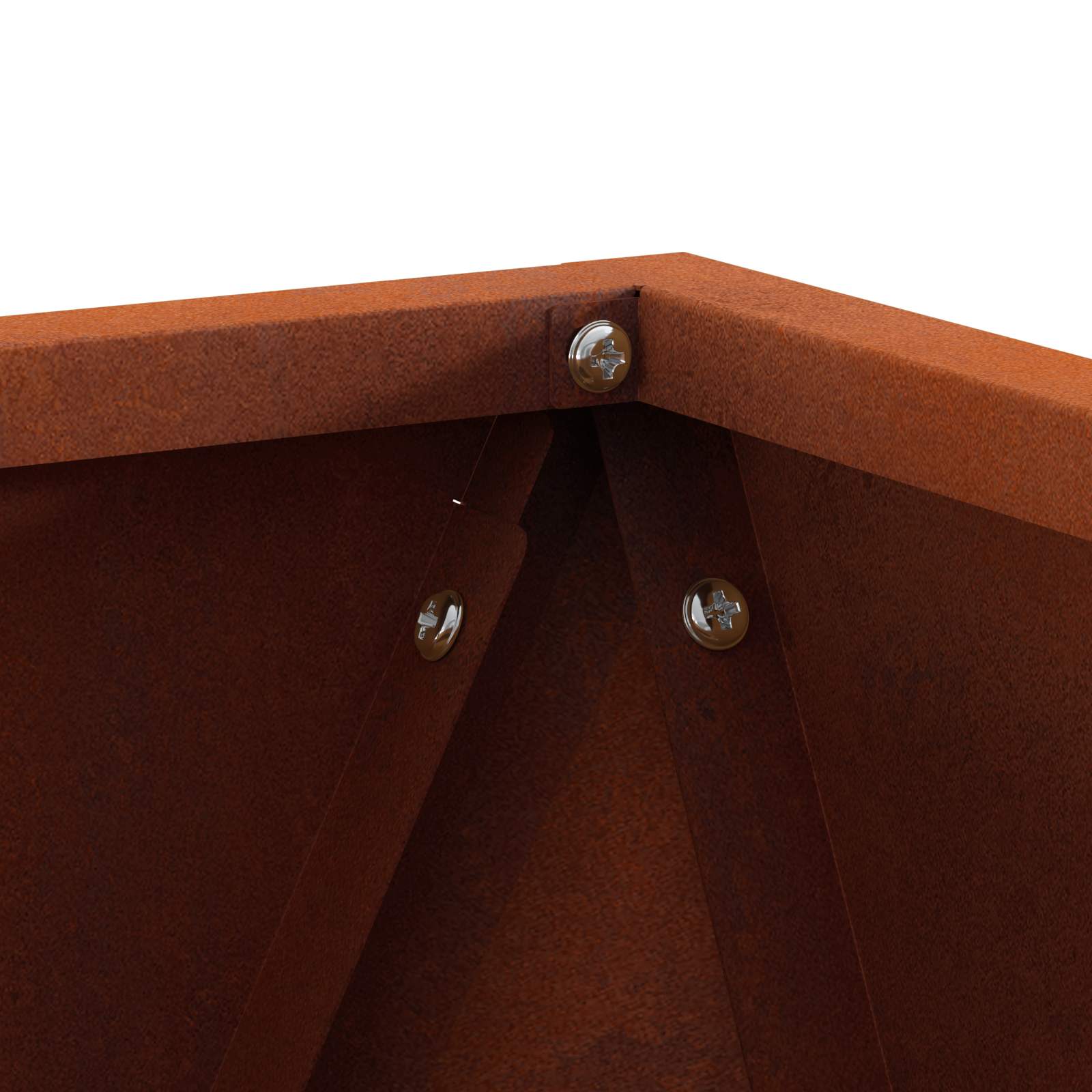Sadilica 2 pcs Rđa 30 x 30 x 30 cm