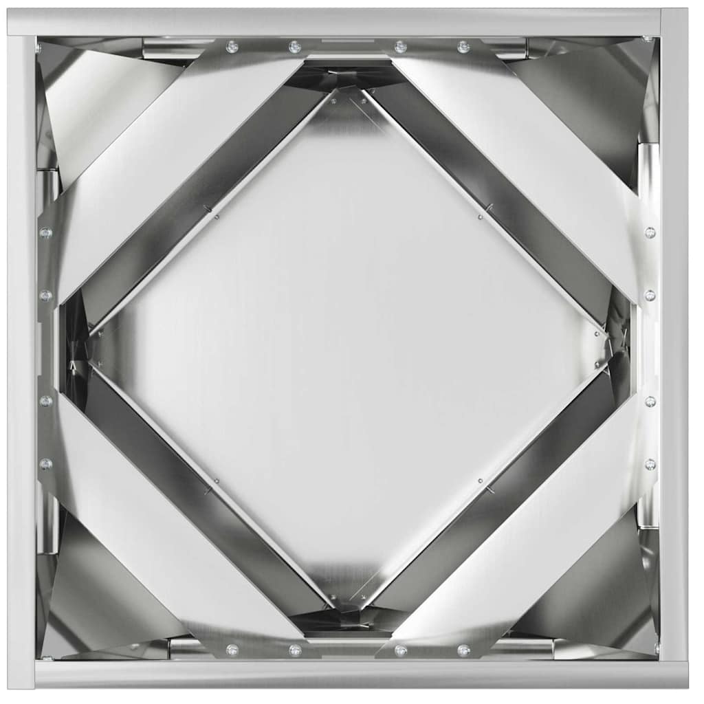 Sadilica 2 pcs Srebrno 40 x 40 x 40 cm Cinkani čelik