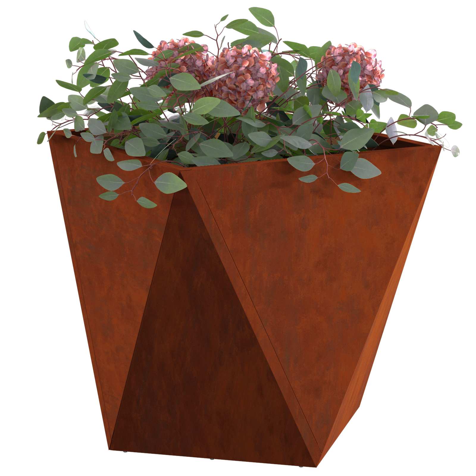 Sadilica 2 pcs Rđa 40 x 40 x 40 cm