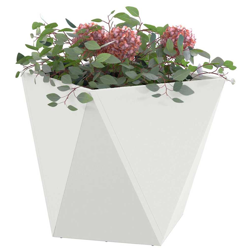 Sadilica 2 pcs Bijelo 50 x 50 x 50 cm Čelik