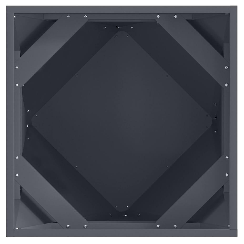 Sadilica 2 pcs Antracit 50 x 50 x 50 cm Čelik