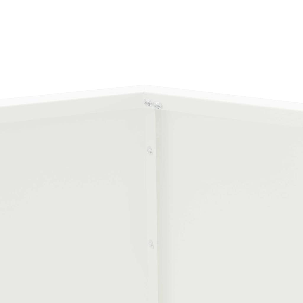 Sadilica 2 pcs Bijelo 100 x 100 x 80 cm Čelik