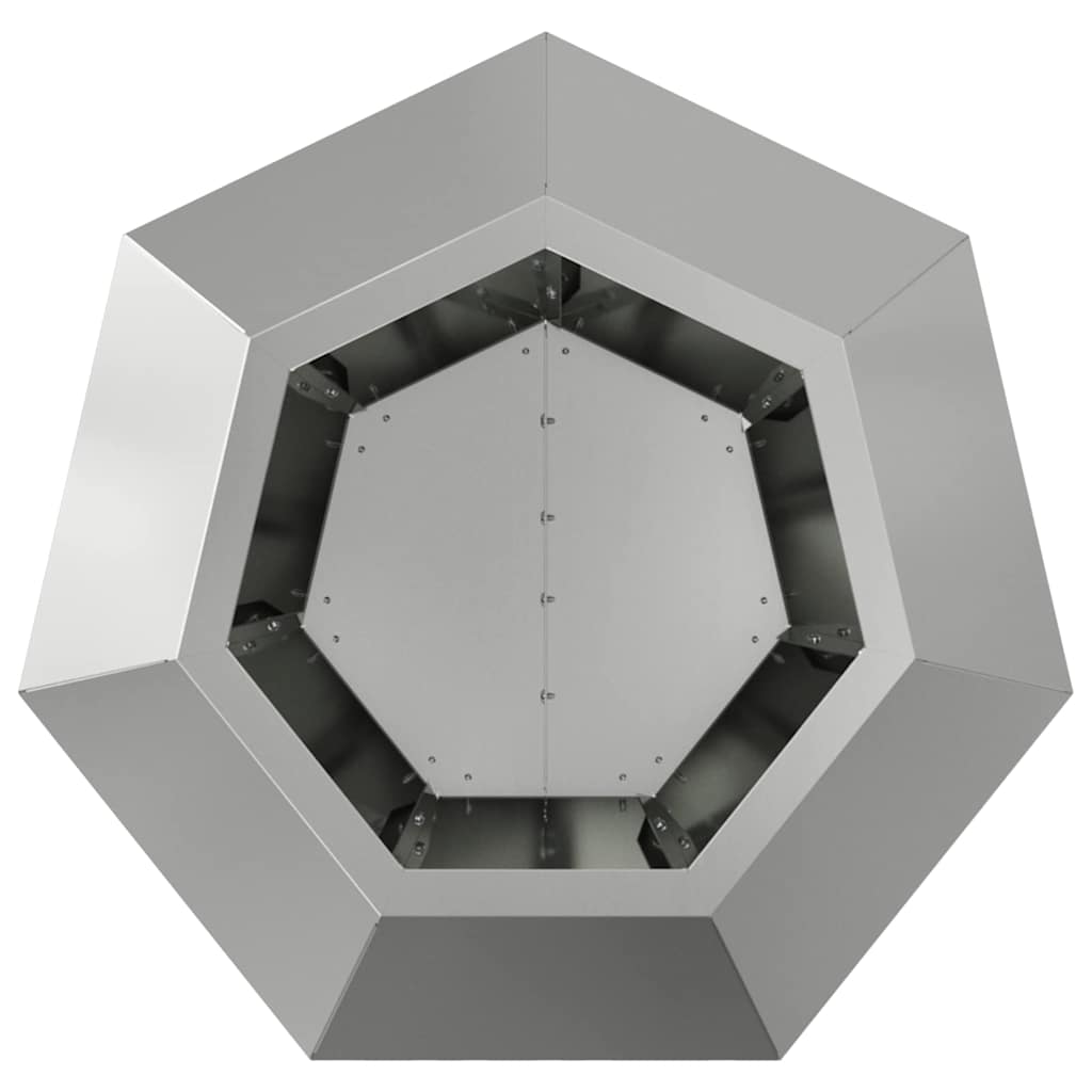 Sadilica 2 pcs Srebrno 50 x 50 x 40 cm Cinkani čelik
