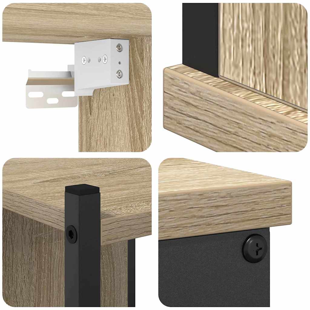 Set namještaja za kupaonicu s policom Zidne 4 pcs Sonoma hrast