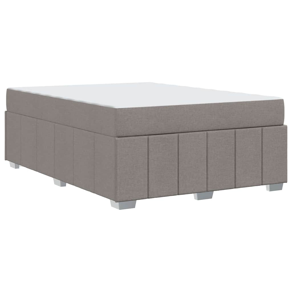 Krevetna konstrukcija Sivo-smeđa 160 x 200 cm tkanina
