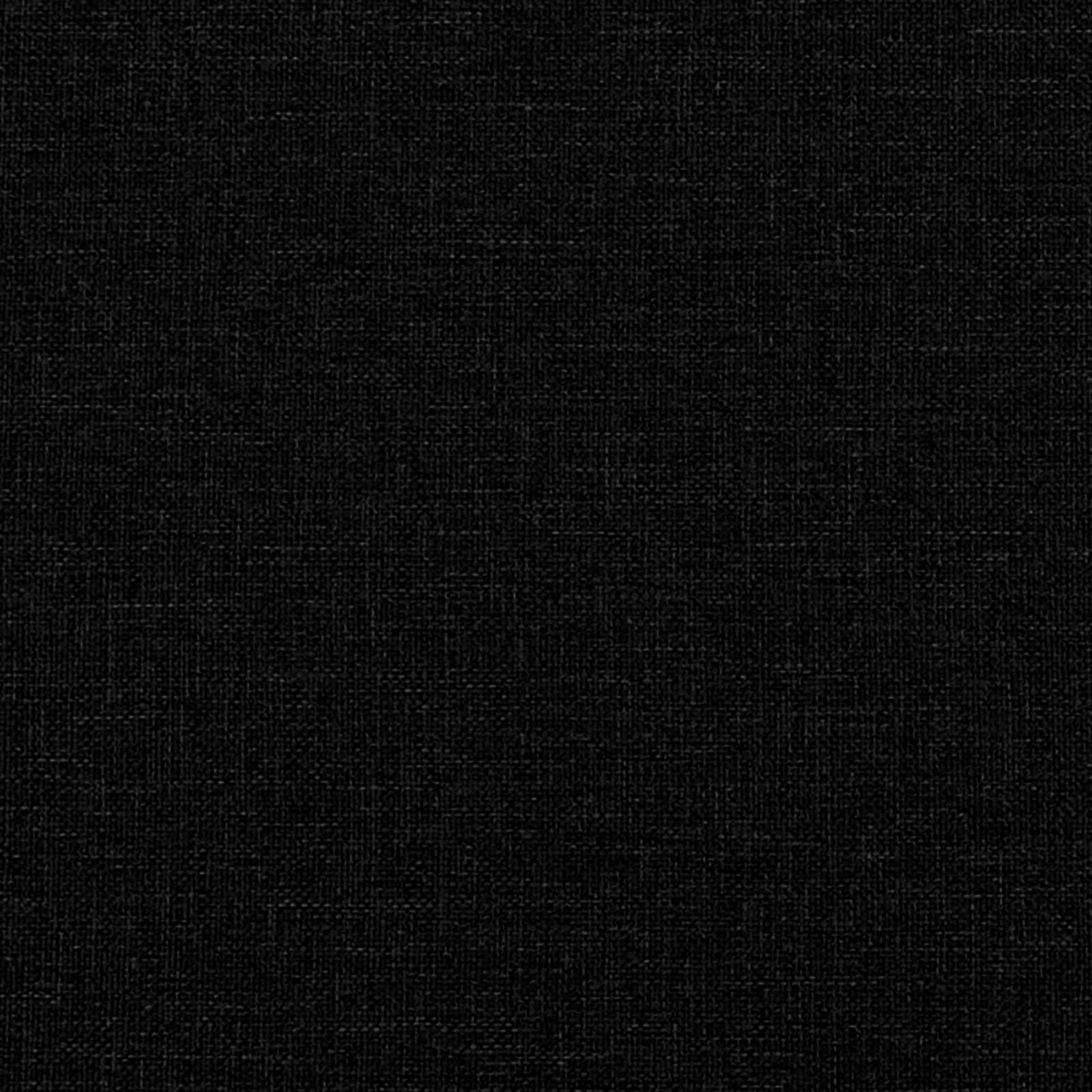 Krevet s opruga kutije s uzglavljem Crna 200 x 160 cm tkanina