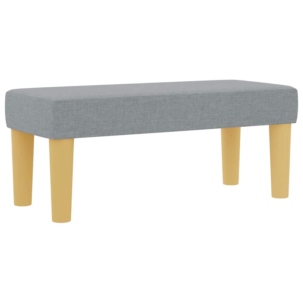 Krevet s opruga kutije Svjetlosiva 200 x 80 cm tkanina