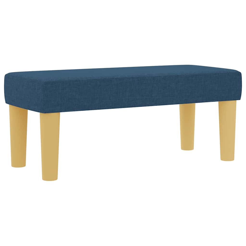 Krevet s opruga kutije s jastukom Plava 200 x 80 cm tkanina