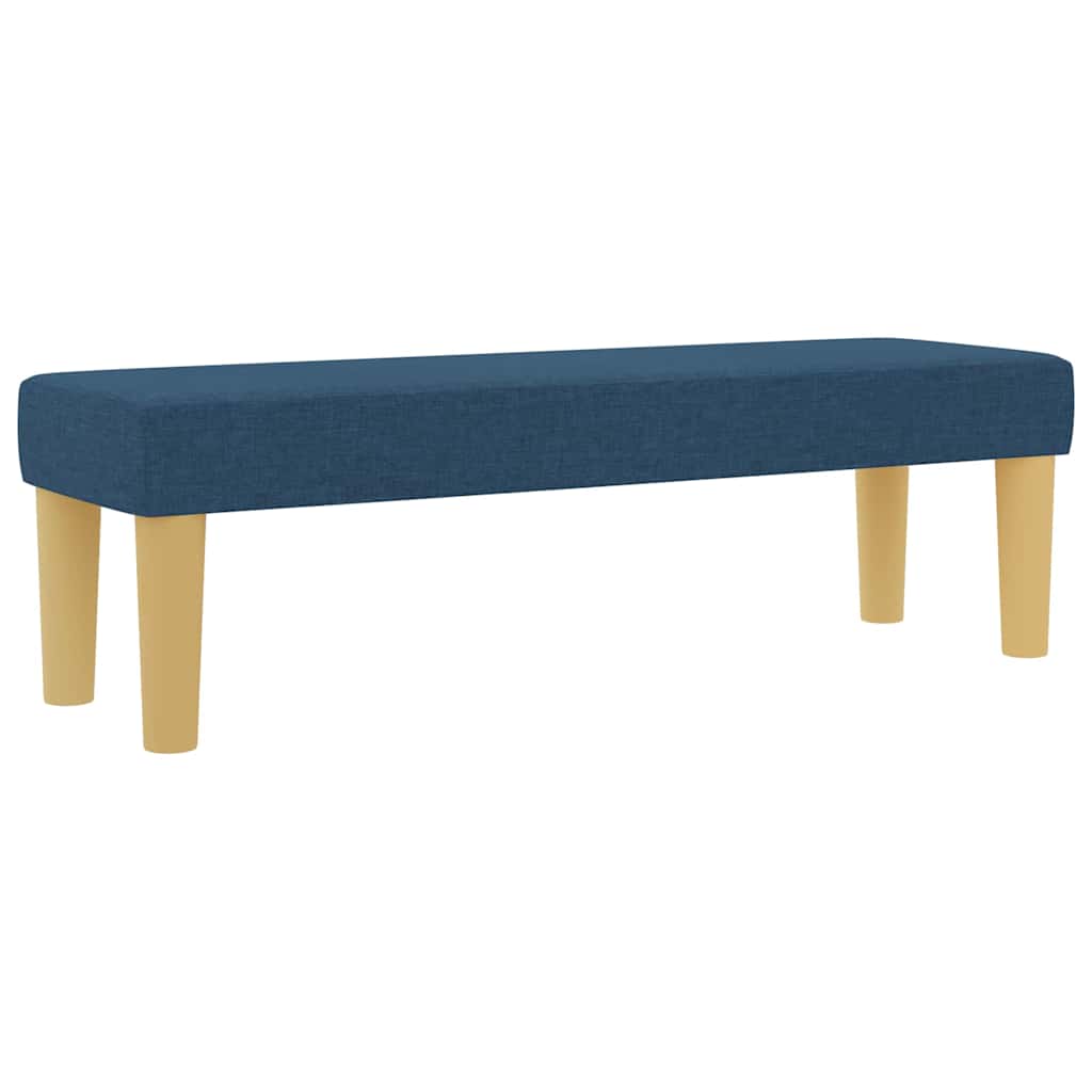 Krevet s opruga kutije s jastukom Plava 200 x 180 cm tkanina