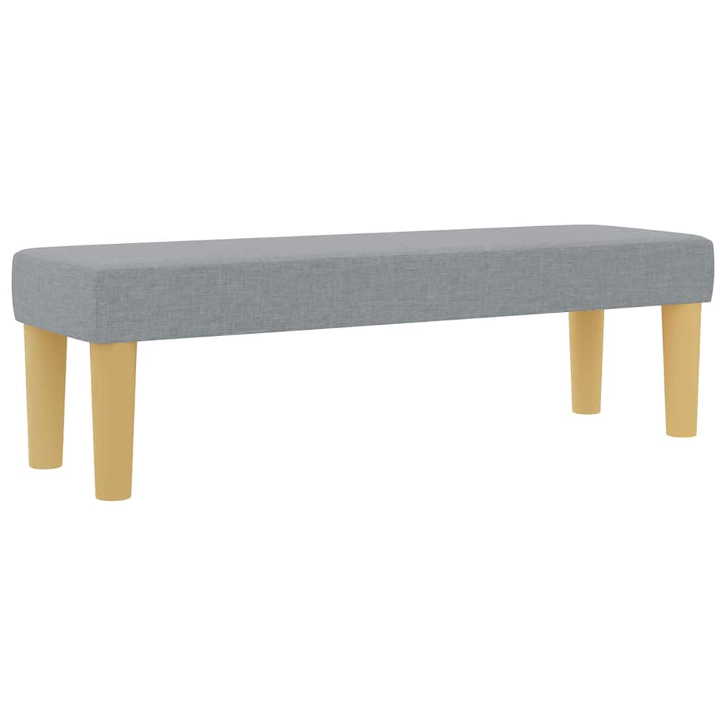 Krevet s opruga kutije Svjetlosiva 200 x 120 cm tkanina