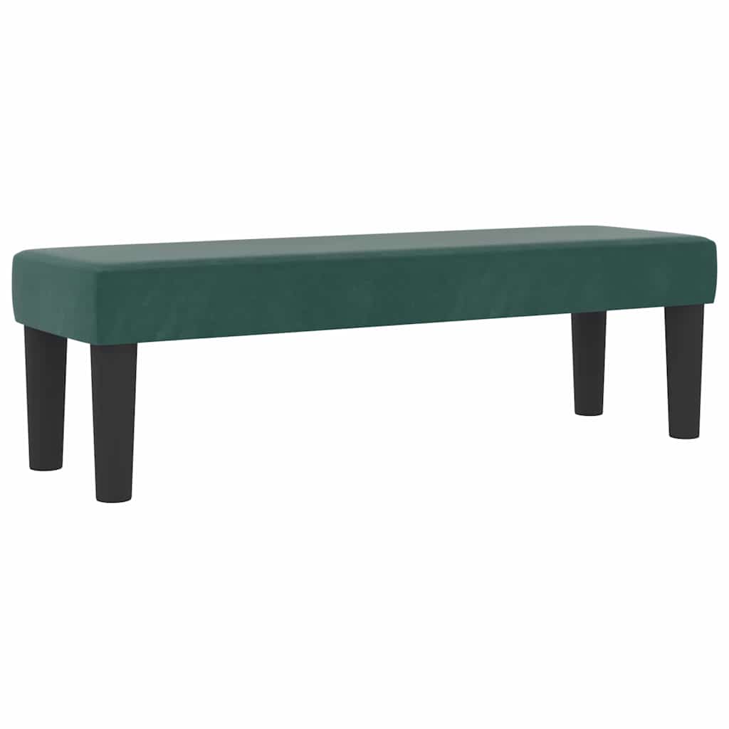 Krevet s opruga kutije Tamnozelena 200 x 140 cm Baršun
