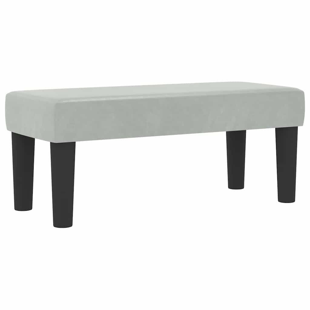 Krevet s opruga kutije Svjetlosiva 200 x 100 cm Baršun