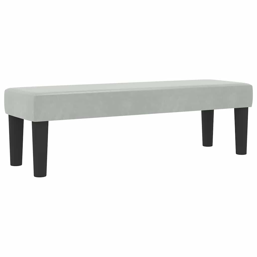 Krevet s opruga kutije Svjetlosiva 200 x 160 cm Baršun