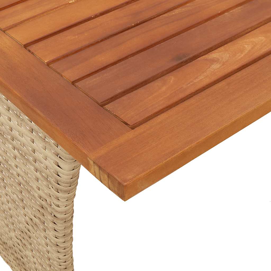 4-dijelni set vrtnih sofa od poliratana s jastucima bež L