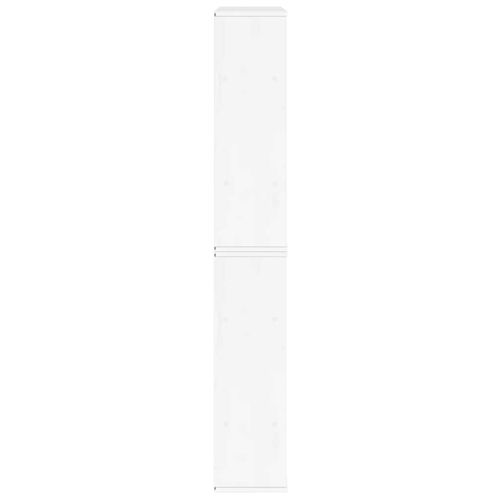 Bočni ormarići 4 kom ODDA bijeli 40x24x79 cm puno drvo bor