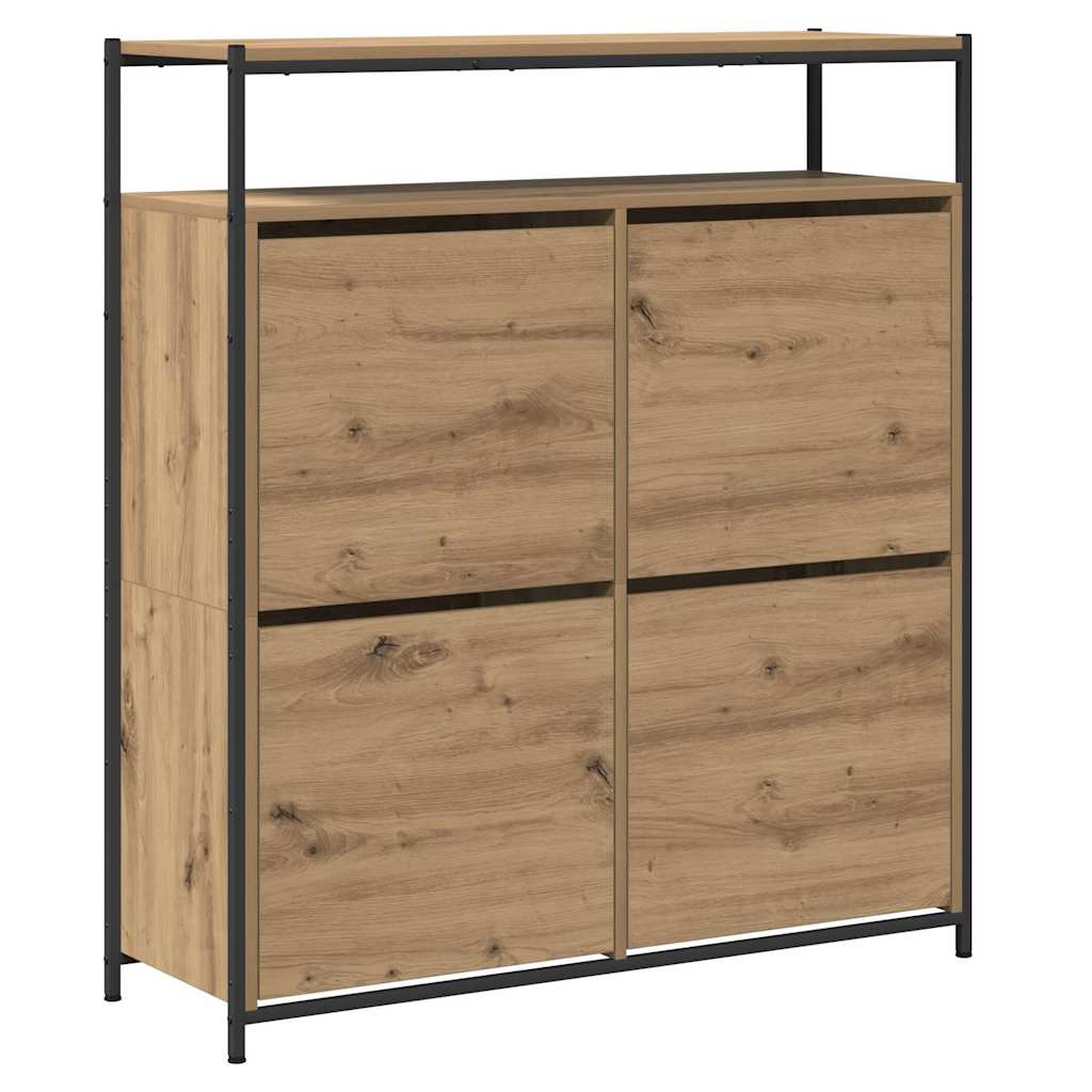 Ormar za cipele s policom Umjetnički hrast 100 x 34 x 112 cm