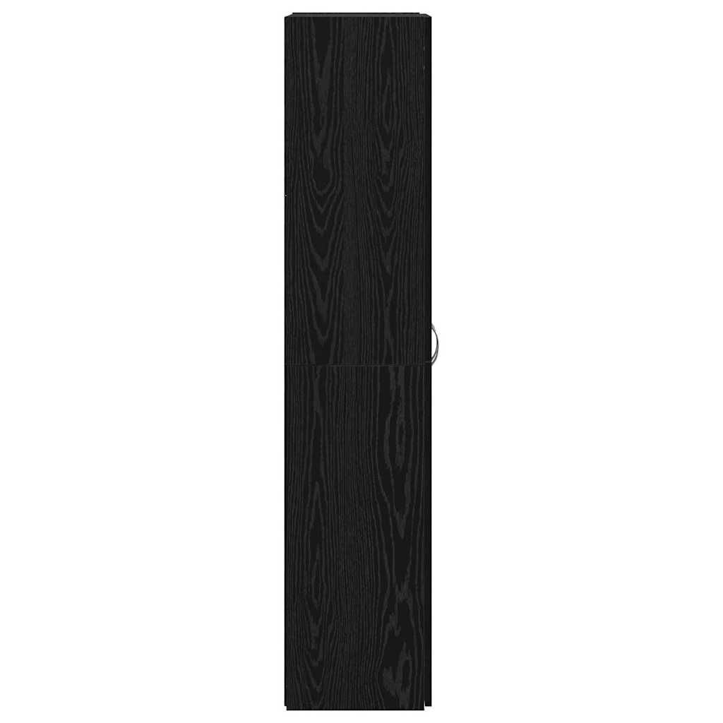 Uredski ormar Crni hrast 60 x 32 x 152,5 cm Konstruirano drvo