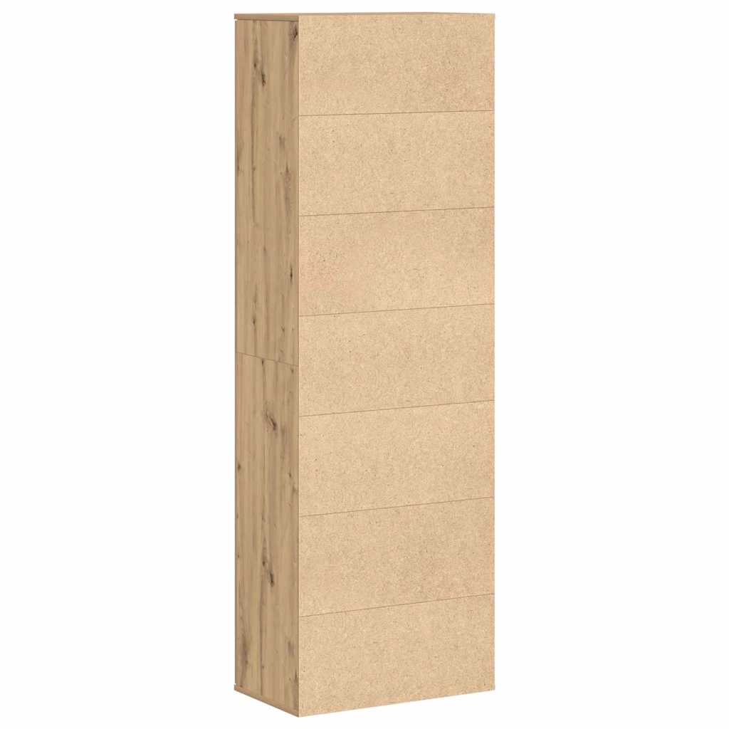 Visoka komoda hrast artisan 60 x 35 x 180 cm Konstruirano drvo