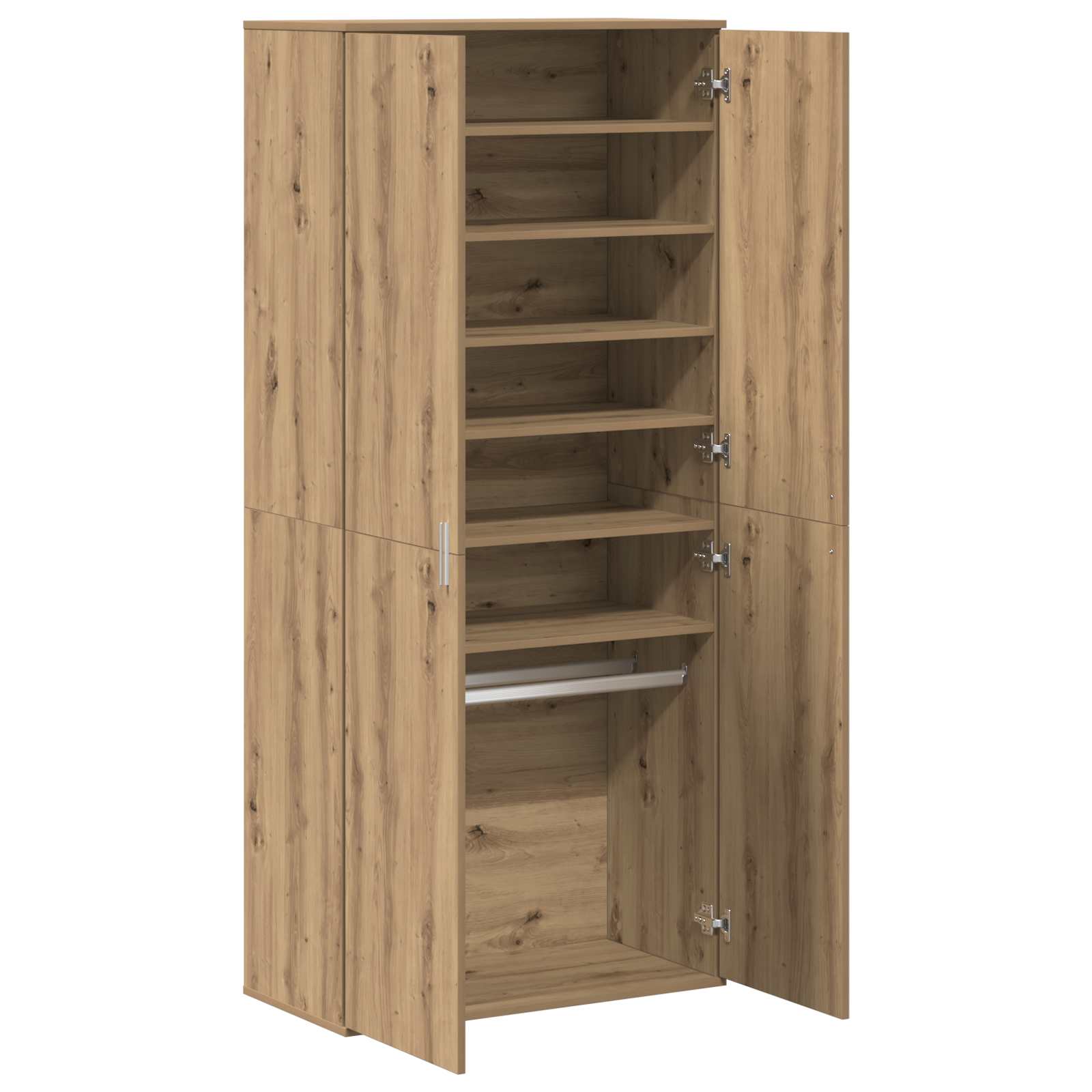 Highboard hrast artisan 80 x 39 x 178 cm Konstruirano drvo
