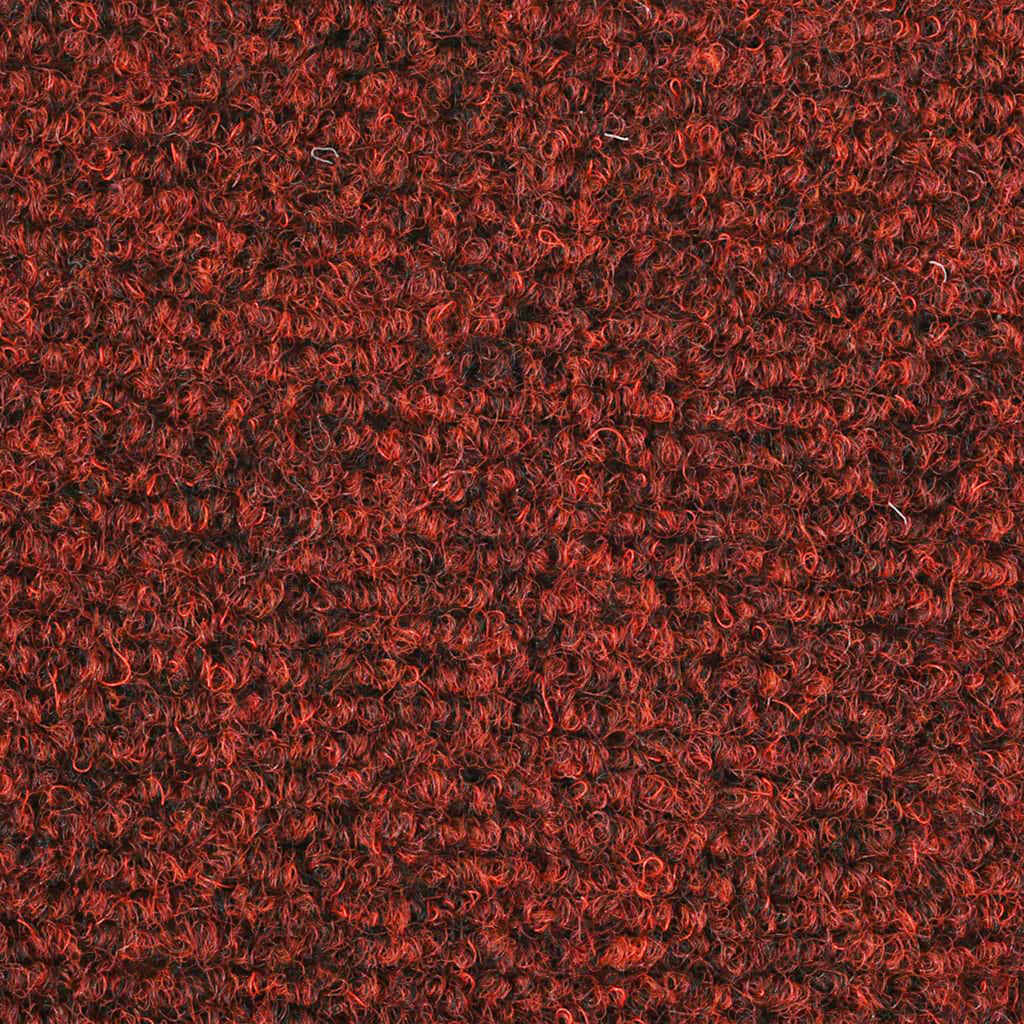 Prostirke za stepenice, samoljepljive, 30 kom, 65x21x4 cm, bordo crvene, poluokrugle, velike