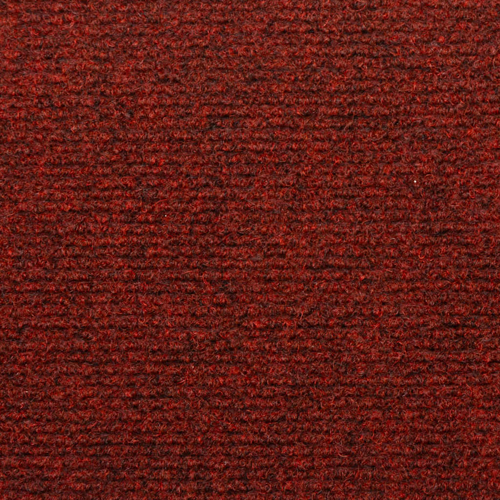Prostirke za stepenice, samoljepljive, 30 kom, 65x21x4 cm, bordo crvene, pravokutni rub