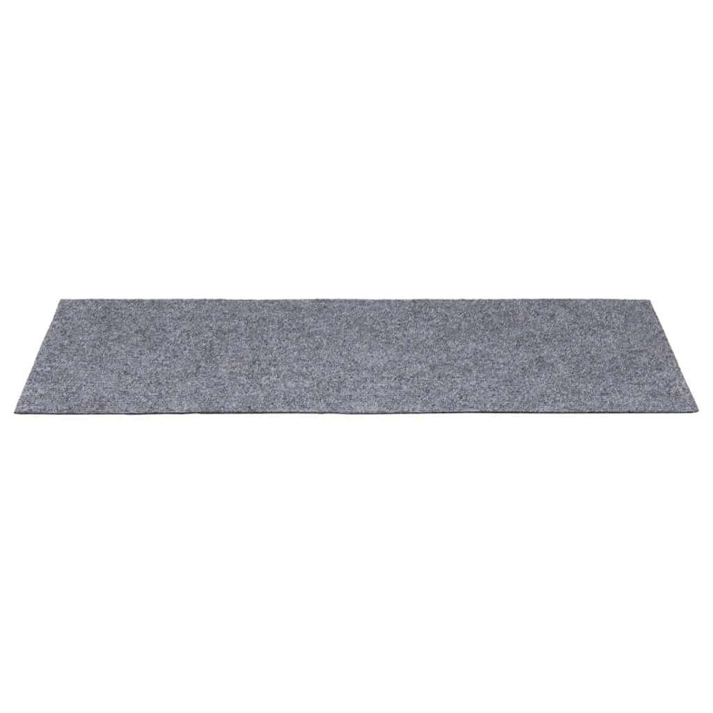 Prostirke za stepenice samoljepljive 30 kom 60x25 cm svijetlo sive pravokutne